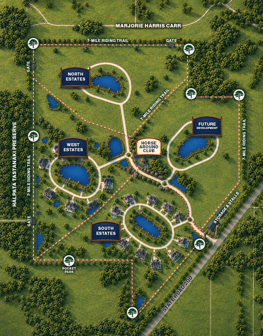 bel-lago-lake-equestrian-estates-property-map